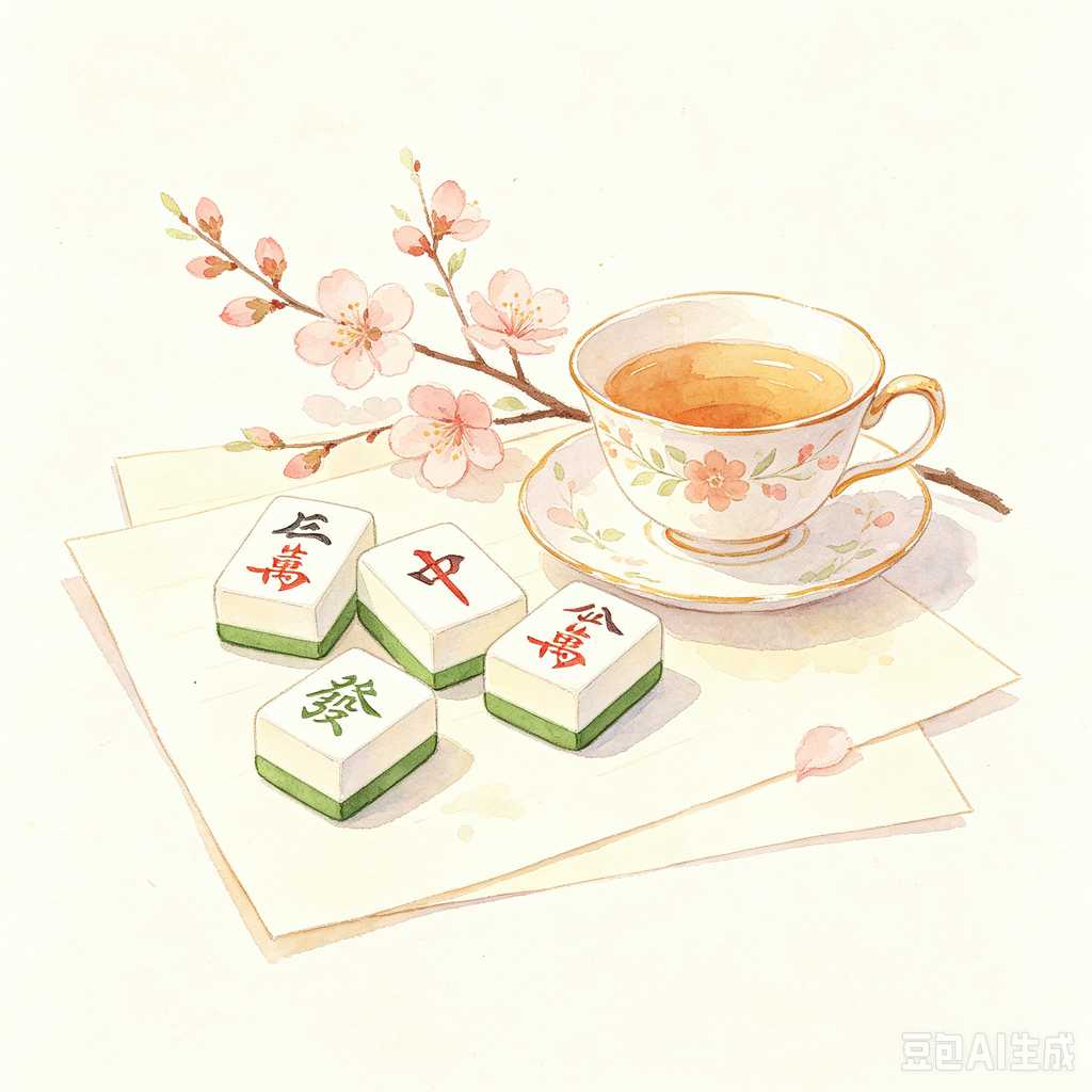 custom pattern art mahjong set